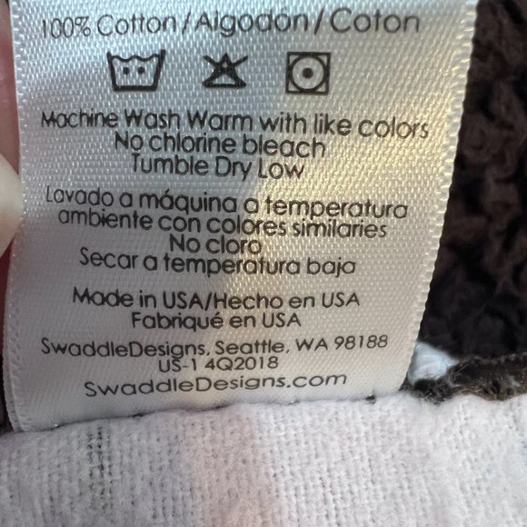 Big Adorable Swaddle Designs Baby Swaddle 38 x 38 NWT - Picture 12 of 14